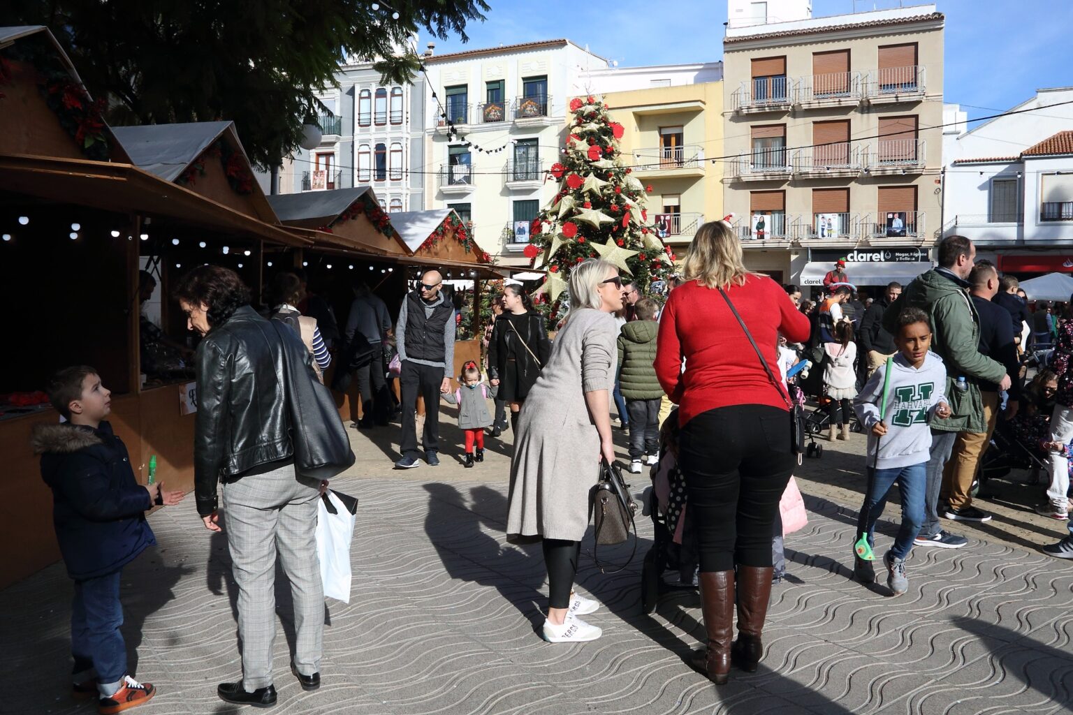 Atmosphäre auf dem Teulada Weihnachtsmarkt Ajuntament de Teulada