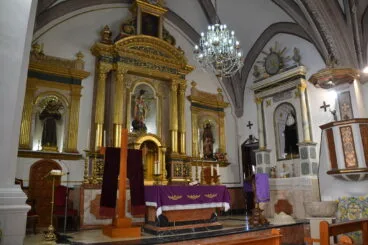 Altar de la iglesia de Murla