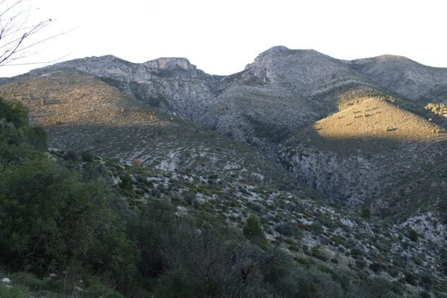 Imagen: Barranc de l'Infern desde el Campell en la Vall de Laguar