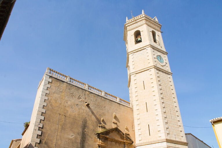 Campanario de la iglesia de Santa Catalina de Teulada