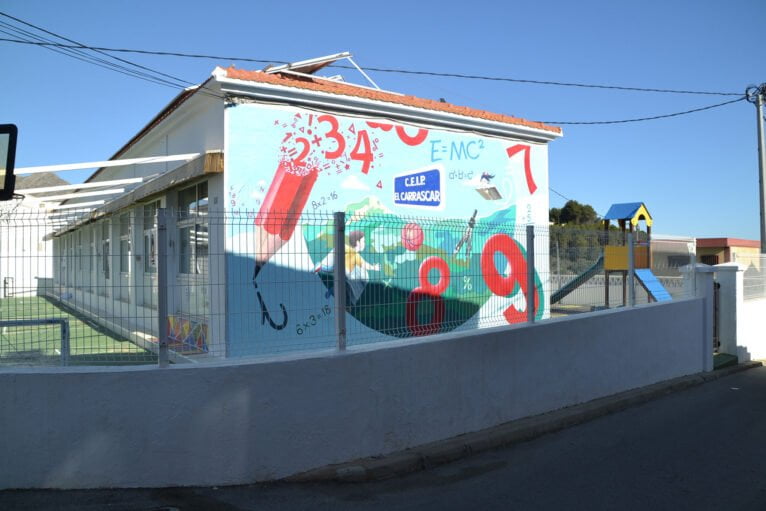 Vista exterior del CEIP El Carrascar de Parcent