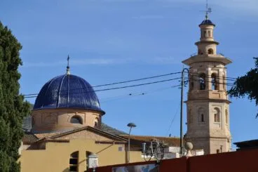 Cúpula y campanario de la Iglesia de Santa María de Xaló