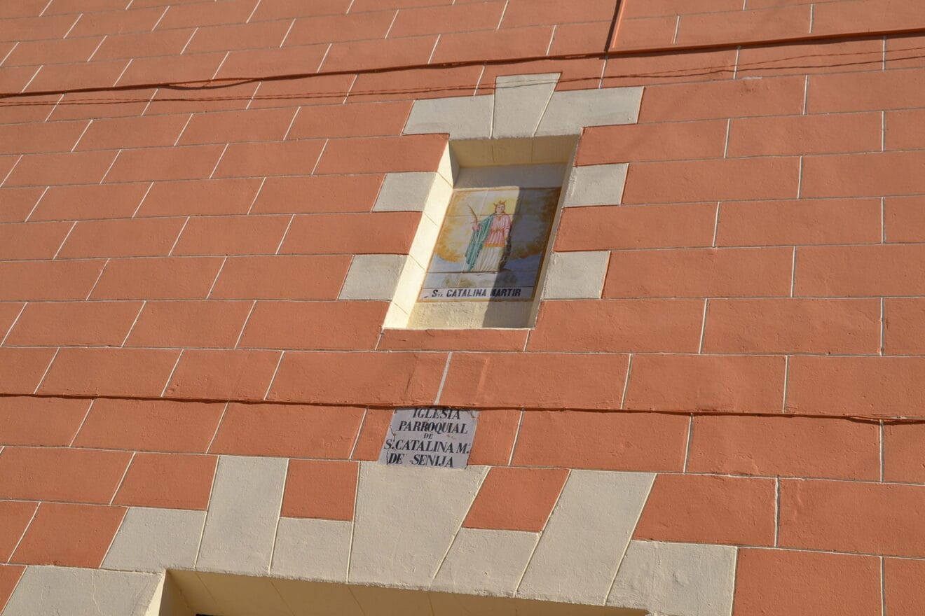 Hornacina en la Iglesia de Santa Catalina de Senija