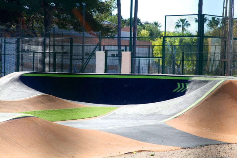 Detalle de las instalaciones del Polideportivo de Els Poblets