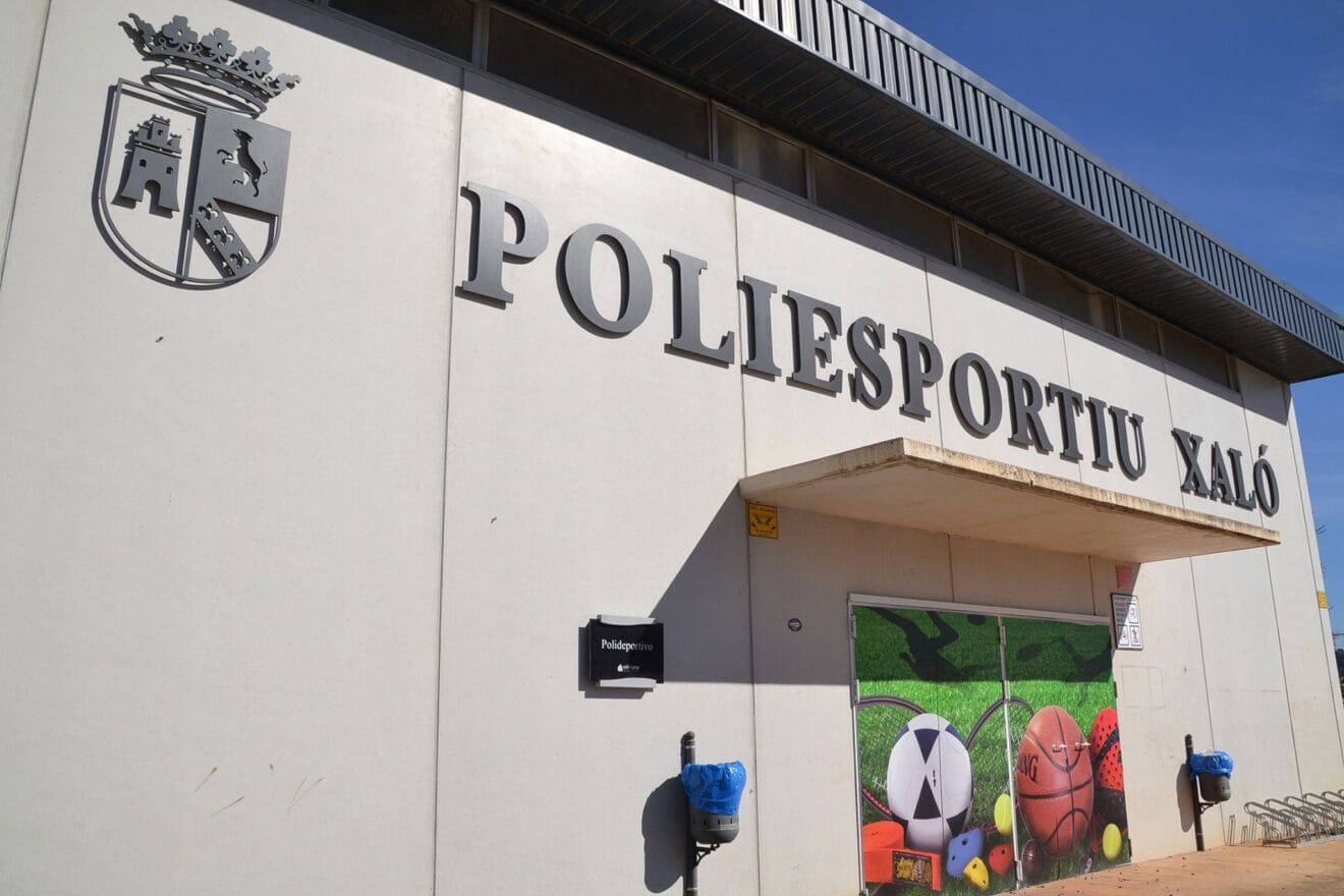 Instalaciones del Polideportivo de Xaló
