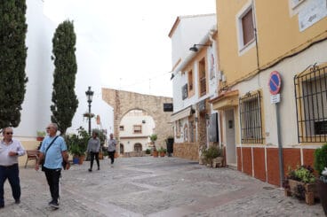 Plaza de la Villa en el casco antiguo de Calp