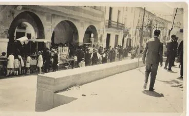 Plaza del Ayuntamiento de Pego en el año 1920 I Fuente – Arxiu Municipal de Pego