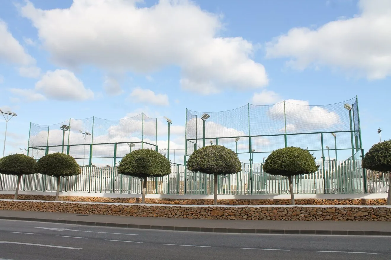 Vista general de las instalaciones del Polideportivo de Moraira