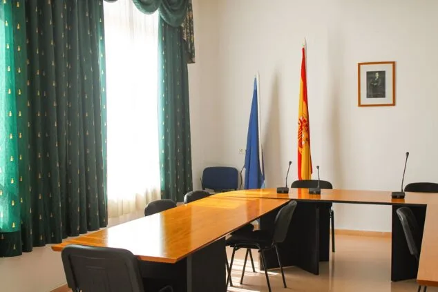 vista parcial salon plenos ayuntamiento orba
