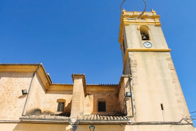 campanario iglesia rafol almunia