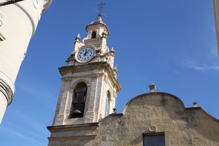 Campanario de la iglesia de San Juan Bautista de Beniarbeig