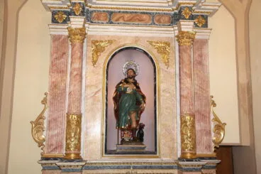 Interior de la iglesia de San Juan Bautista de Beniarbeig