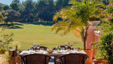 Desayunos al aire libre en el Hotel Marriot