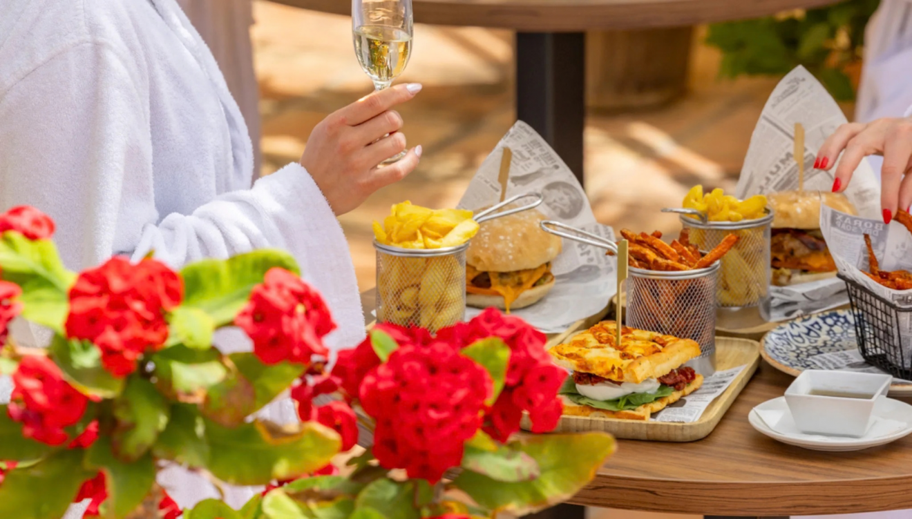 El brunch post una sesión de spa
