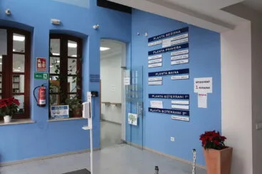 Hall de entrada al ayuntamiento de Gata de Gorgos