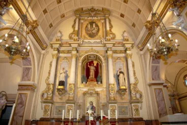 Interior de la iglesia de Beniarbeig