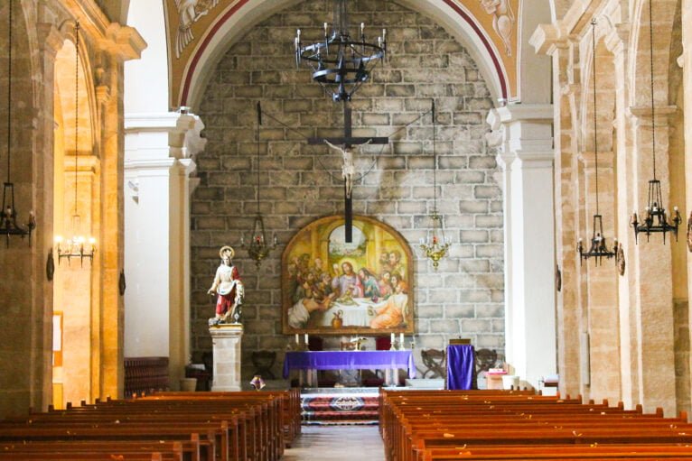 Interior de la Iglesia de Santa Catalina de Teulada