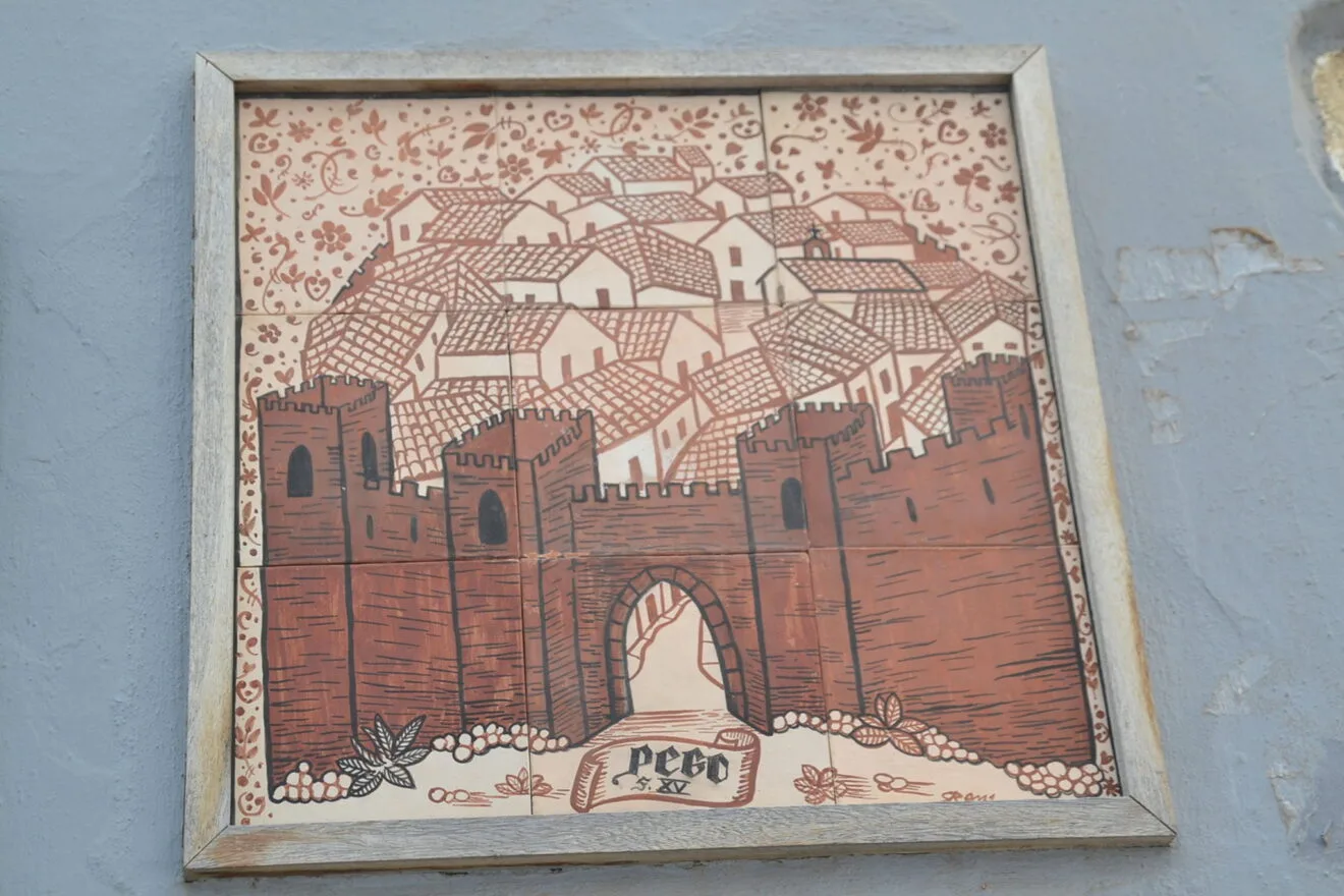 Mosaico en las calles de Pego