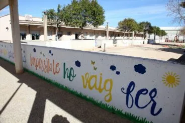 Mural en el CEIP Segària del Verger