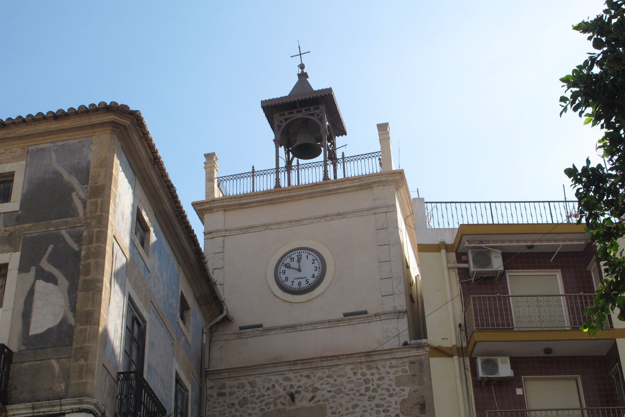 Parte superior de la Torre del Reloj de Ondara
