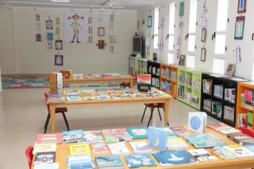 Sala de lectura infantil de la biblioteca pública municipal de Gata de Gorgos