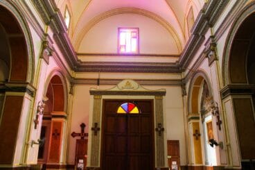 Vista interior de la iglesia de San Francisco de Paula de Ràfol d’Almúnia