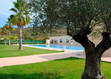 Zona de césped de la piscina municipal de Pedreguer – Esportiva’t (Ajuntament de Pedreguer)