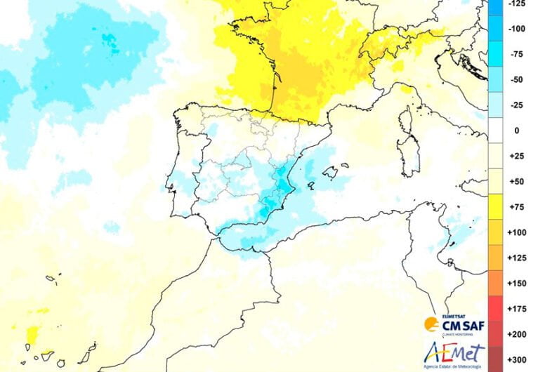 La Comunitat Valenciana registra menos horas de sol en abril 2021