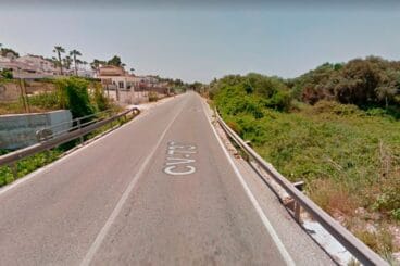 Obras Carretera Teulada Moraira dirección Benitatxell