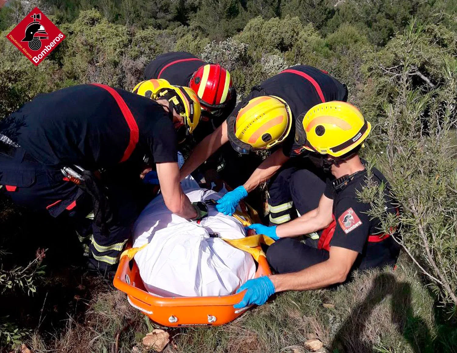 rescate hombre sin vida font de bernia