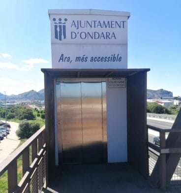 Ascensor Pasarela Centro Comercial Ondara