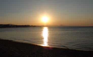 Atardecer en Noguera Mar Hotel