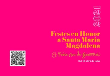 Cartel Fiestas Patronales Benitatxell 2021