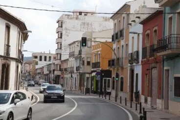 N-332 a su paso por Gata de Gorgos