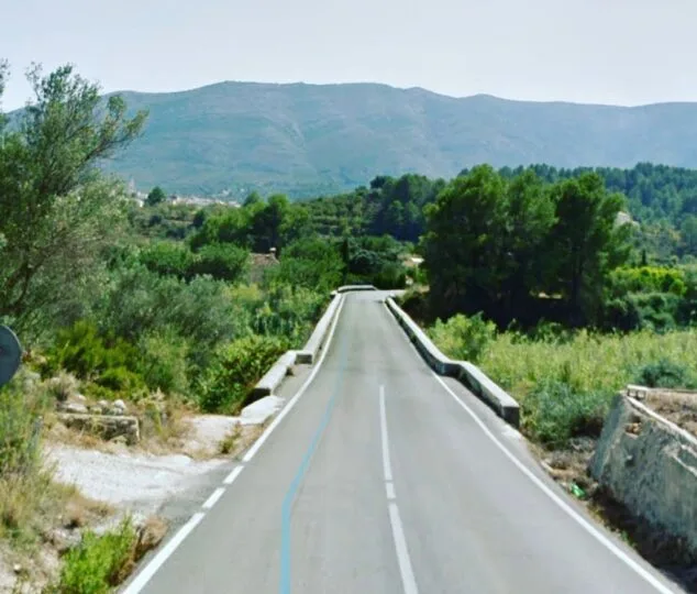 Imagen: Cortada la Carretera de Parcent a Orba