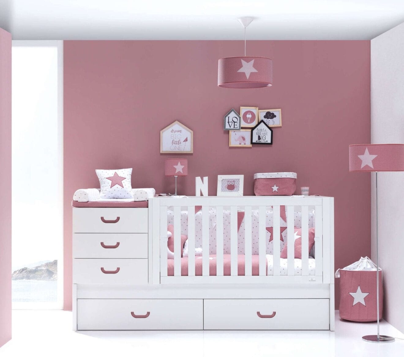 Cuna convertible en escritorio - Alondra