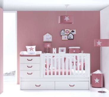 Cuna convertible en escritorio – Alondra