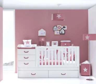 Cuna convertible en escritorio – Alondra