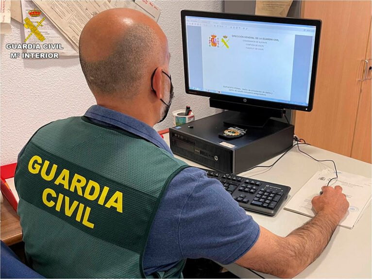 Denuncia de robo con violencia falso en Calp