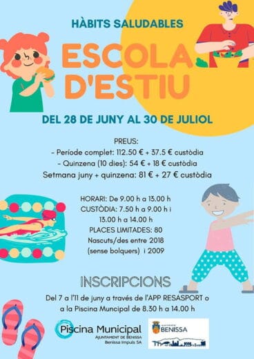 Escuela de verano 2021 – Benissa