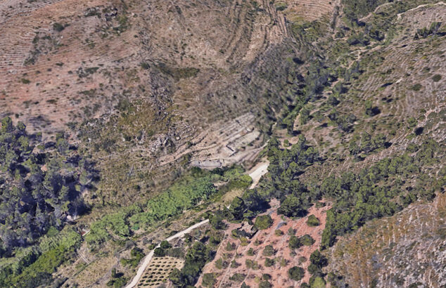 Imagen: Font d'Aixa. Google Earth.