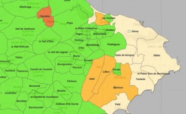Incidencia acumulada Marina Alta 21 mayo