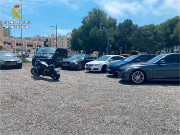 Operación Guardia Civil en Calp