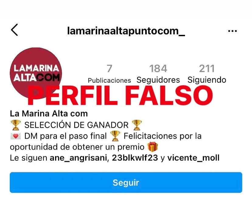 Perfil Falso Instagram