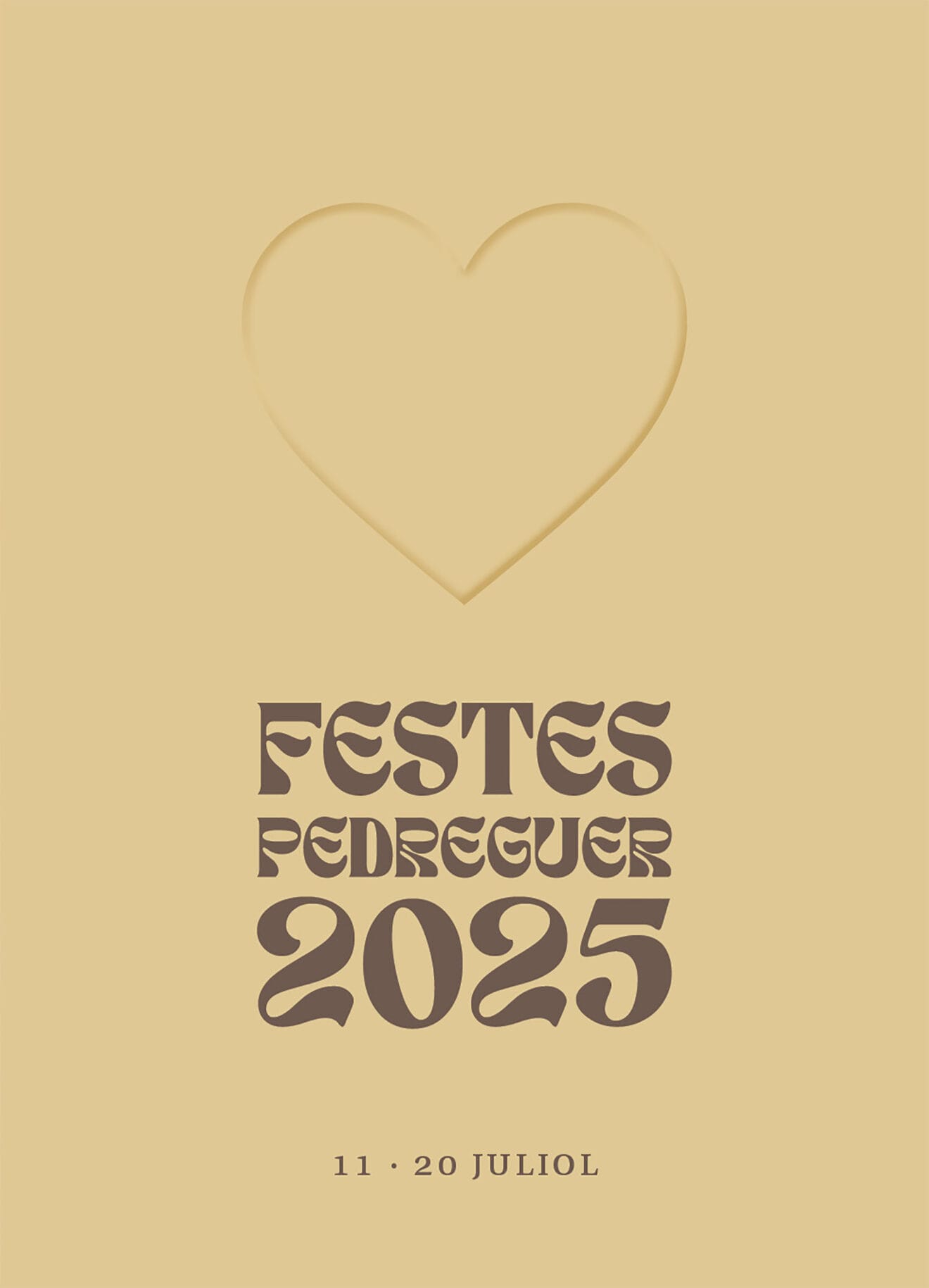 Portada del programa de fiestas patronales de Pedreguer de este año