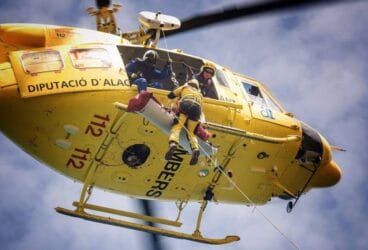 Rescate en la Cala Moraig Benitatxell