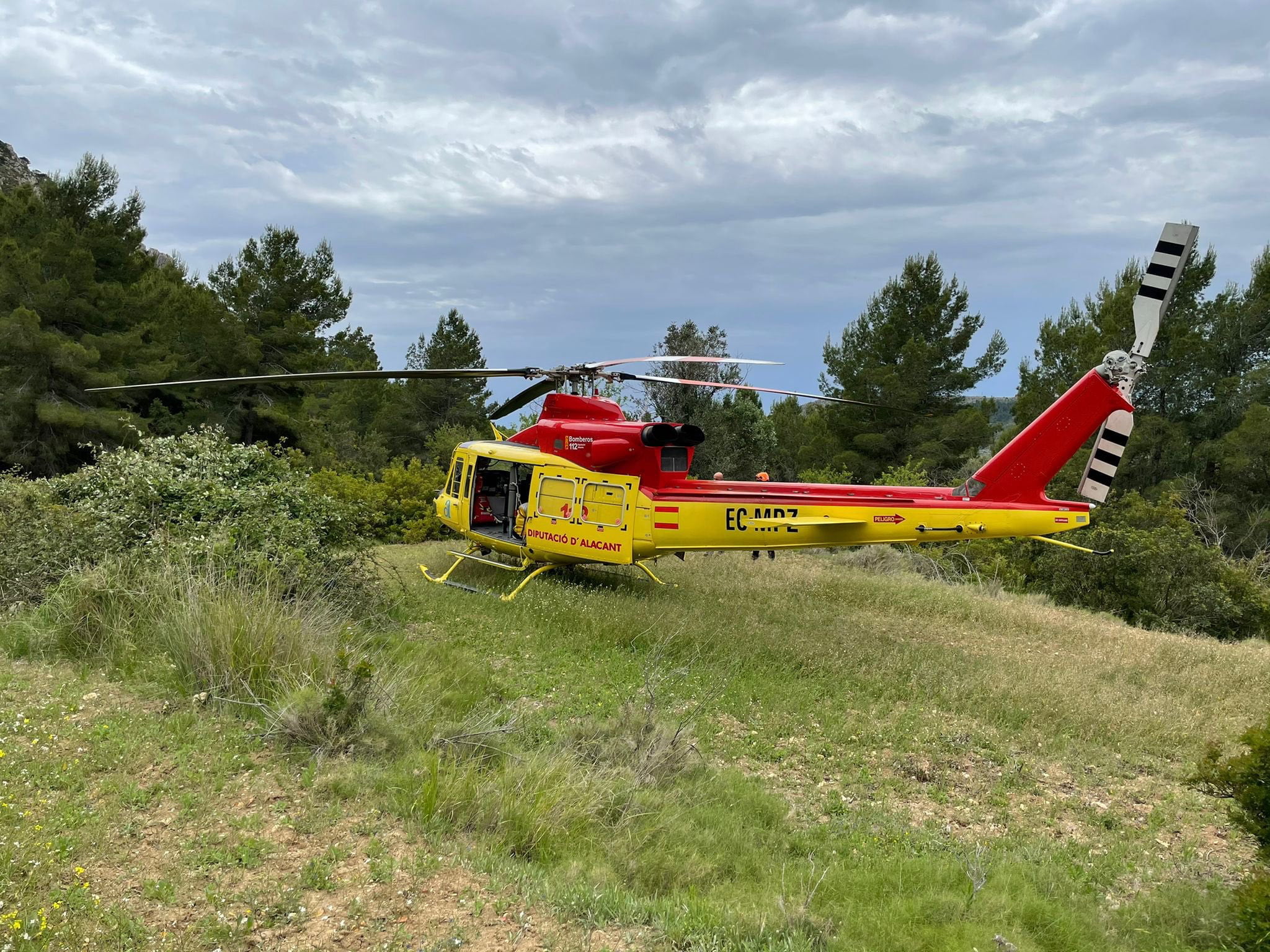 rescate en la serra dolta calp