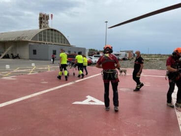 Rescate de una mujer en la Serra d’Oltà