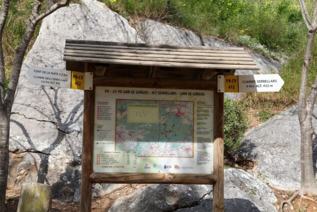 Imagen: Ruta del Paraje Font de la Mata de Gata de Gorgos