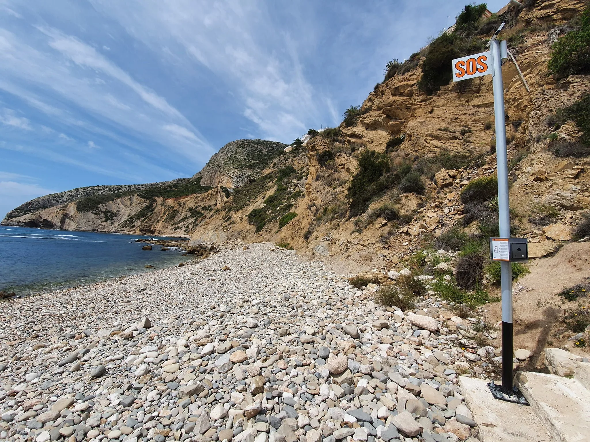 totem de emergencias cala les urques calp